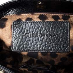 Pre Owned Dolce & Gabbana Black Calfhair and Leather Miss Mary Hobo