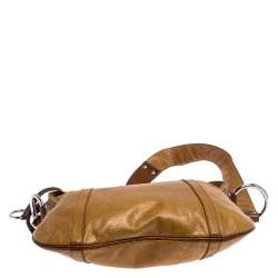 Dolce & Gabbana Tan/Brown Leather Shoulder Bag