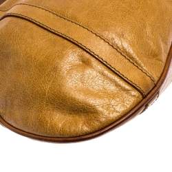 Dolce & Gabbana Tan/Brown Leather Shoulder Bag