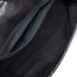 مملوكة مسبقًا حقيبة دولتشي أند غابانا ميس سيسيلي كبيرة يد علوية كانفاس مقوى مطبوع نقشة الفهد بني 