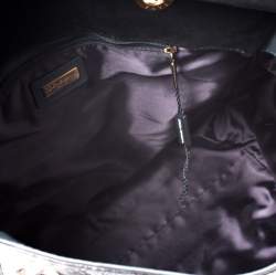 مملوكة مسبقًا Dolce & Gabbana Beige/Grey Python Miss Charles Tote