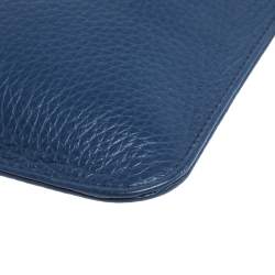 مملوكة مسبقًا حقيبة كلتش دولتشي أند غابانا حمالة معصم جلد أزرق 