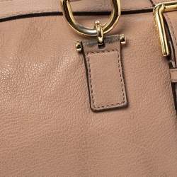 Pre Owned Dolce & Gabbana Beige Leather Boston Bag         