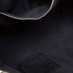 مملوكة مسبقًا Dolce & Gabbana Beige/Black Leopard Print Coated Canvas and Leather Zip Tote