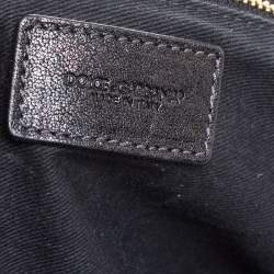 مملوكة مسبقًا Dolce & Gabbana Beige/Black Leopard Print Coated Canvas and Leather Zip Tote