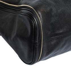 Pre Owned Dolce & Gabbana Black Leather Boston Bag