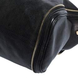 Pre Owned Dolce & Gabbana Black Leather Boston Bag