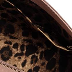 مملوكة مسبقًا حقيبة دولتشي أند غابانا ميس سيسيلي متوسطة يد علوية جلد وردي