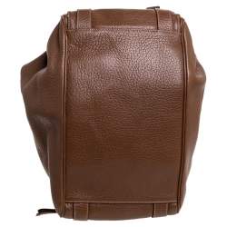 Dolce & Gabbana Brown Grained Soft Leather Miss Easy Way Bag
