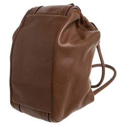 Dolce & Gabbana Brown Grained Soft Leather Miss Easy Way Bag