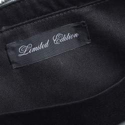 Pre Owned حقيبة دولتشي أند غابانا سوفت دولتشي يد علوية إصدار محدود جلد مزخرف فضي 