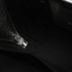 Pre Owned حقيبة دولتشي أند غابانا سوفت دولتشي يد علوية إصدار محدود جلد مزخرف فضي 