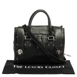 مملوكة مسبقًا حقيبة يد دولتش أند غابانا مس أكسبريس جلد خضراء داكنة 