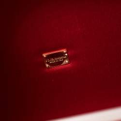 Pre Owned Dolce & Gabbana Multicolor Plexiglass and Leather Dolce Box Top Handle Bag