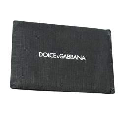 Pre Owned Dolce & Gabbana Black Lizard Embossed Leather Welcome Top Handle Bag