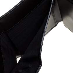 مملوكة مسبقًا Dolce & Gabbana Red Leopard Print Patent Leather Trifold Wallet