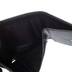 Pre Owned Dolce & Gabbana Brown Animal Print Coated Canvas Trifold Wallet