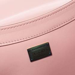 Dolce & Gabbana Pink Leather DG Girls Shoulder Bag