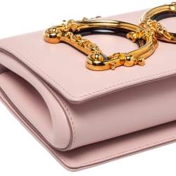 Dolce & Gabbana Pink Leather DG Girls Shoulder Bag