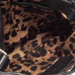 Dolce & Gabbana Black Suede and Leather Miss Loop Hobo