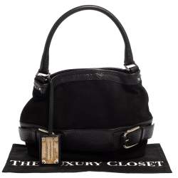 Dolce & Gabbana Black Suede and Leather Miss Loop Hobo