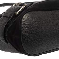 Dolce & Gabbana Black Suede and Leather Miss Loop Hobo