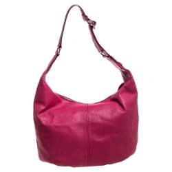Dolce & Gabbana Pink Leather Mindy Hobo Bag
