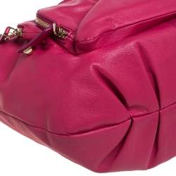 Dolce & Gabbana Pink Leather Mindy Hobo Bag