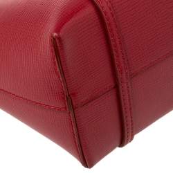 مملوكة مسبقًا Dolce & Gabbana Red Leather Escape Ocean Tote