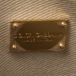 مملوكة مسبقًا Dolce & Gabbana Red Leather Escape Ocean Tote