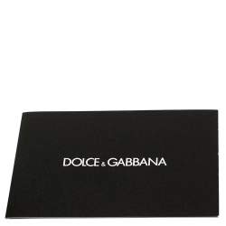 Pre Owned Dolce & Gabbana Green Lizard Embossed Leather Small Miss Sicily Top Handle Bag