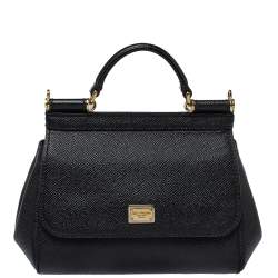 Dolce&Gabbana Sicily Small - Handbag for Woman - Black - BB7116A103780999