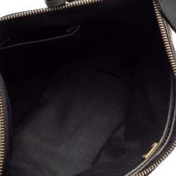 Pre Owned Dolce & Gabbana Brown/Black Animal Print Coated Canvas and Leather Miss Escape Tote