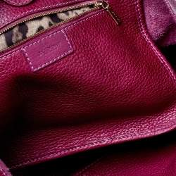 Pre Owned Dolce & Gabbana Fuchsia Leather D-Ring Tote