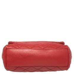 مملوكة مسبقًا Dolce & Gabbana Red Quilted Leather Miss Kate Shoulder Bag