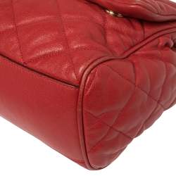 مملوكة مسبقًا Dolce & Gabbana Red Quilted Leather Miss Kate Shoulder Bag