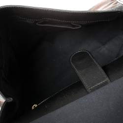 مملوكة مسبقًا Dolce & Gabbana Brown Leopard Print Coated Canvas Large Miss Sicily Top Handle Bag