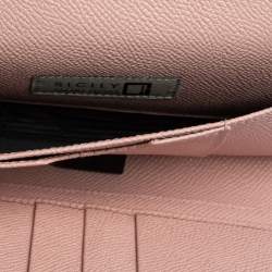 Pre Owned Dolce & Gabbana Multicolor Printed Leather Sicily Smart Gloss Wallet on Chain