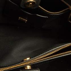 مملوكة مسبقًا حقيبة دولتشي أند غابانا ميس سيسيلي جلد مورد مطبوع متعدد الألوان