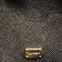 مملوكة مسبقًا حقيبة دولتشي أند غابانا ميس سيسيلي جلد مورد مطبوع متعدد الألوان