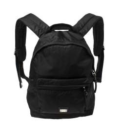 Dolce & Gabbana Bambino Black Nylon Backpack