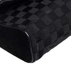 مملوكة مسبقًا حقيبة كتف دولتشي أند غابانا ميس تشارليز قماش أسود مغزول