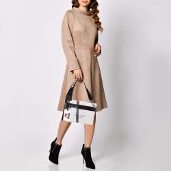 مملوكة مسبقًا Dolce & Gabbana Transparent/Black PVC and Leather Pouch Bag