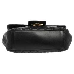 Pre Owned Dolce & Gabbana Black Quilted Leather DG Millennials Shoulder Bag