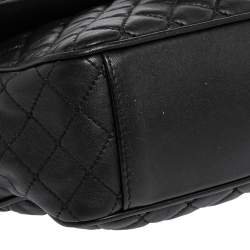 Pre Owned Dolce & Gabbana Black Quilted Leather DG Millennials Shoulder Bag