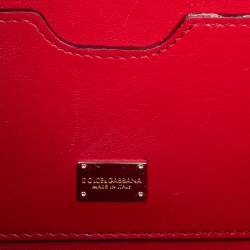 Pre Owned Dolce & Gabbana Multicolor Python And Leather Lucia Shoulder Bag