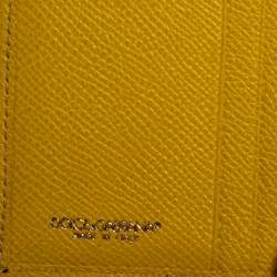 مملوكة مسبقًا Dolce & Gabbana Brown/Black Leopard Print Coated Canvas French Wallet