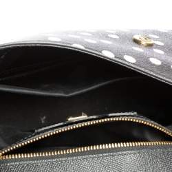 مملوكة مسبقًا حقيبة دولتشي أند غابانا ميس سيسيلي جلد منقط بولكا وبطبعة زهور متعددة الألوان متوسطة بيد علوية