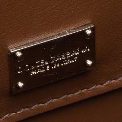 Pre Owned حقيبة كتف  دولتشي أند غابانا لوسيا جلد ثعبان وجلد تمساح متعدد الألوان 