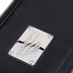 مملوكة مسبقًا Dolce & Gabbana Black Nylon Trolley Luggage